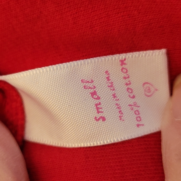 Victoria Secret night shirt. knee length night gown, red, size Small - Picture 8 of 8